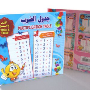 اكتب وامسح جدول الضرب